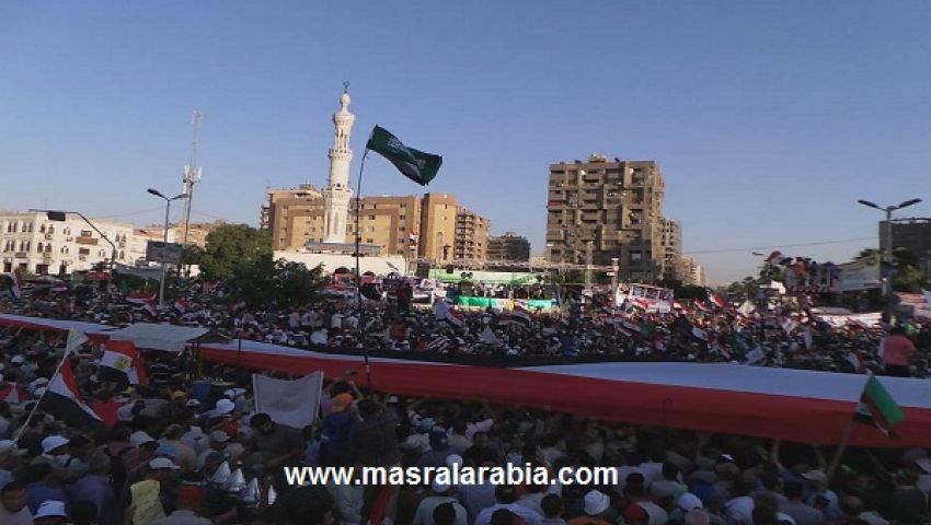 بث مباشر لتظاهرات ميدان رابعة العداوية